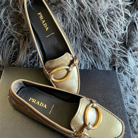 prada womens loafers|prada driving loafers women's.